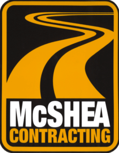 McShea Contracting logo representing commitment to quality pavement striping services